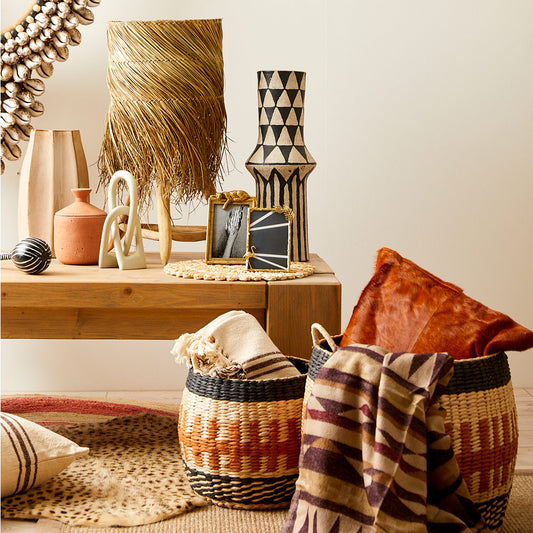 Set of 2 Adriel Natural Baskets