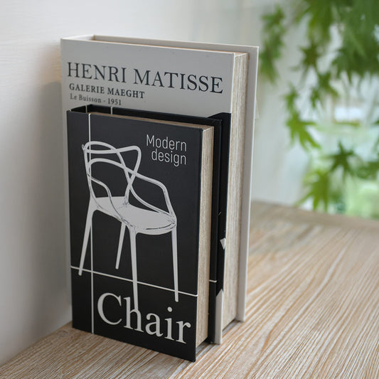 Set of 2 Modern Book Boxes