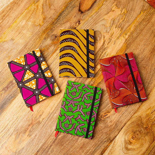 Set of 4 A5 Pattern Notebooks