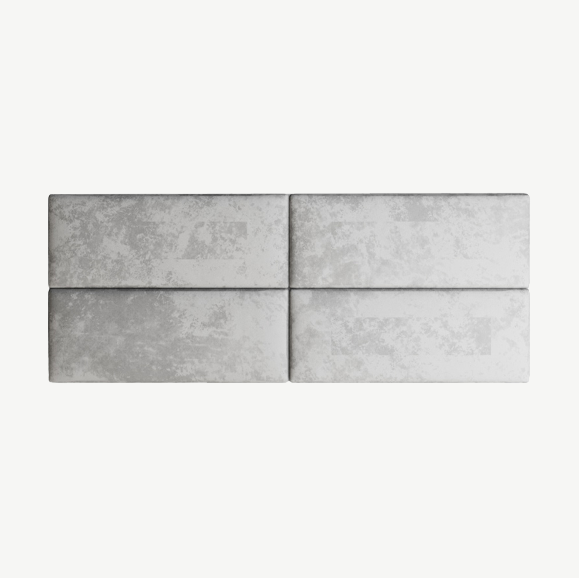 EasyMount Upholstered Wall Panels Pack of 4 in Light-Silver