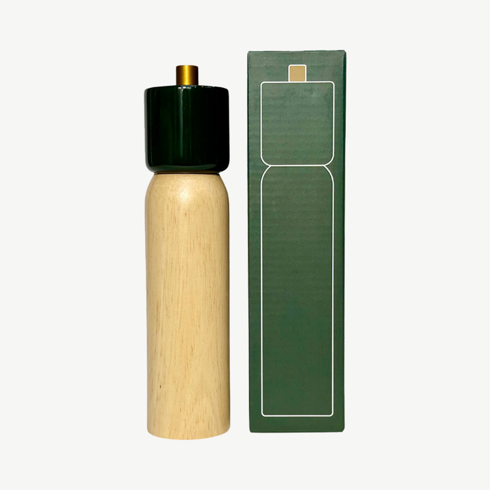 Salt & Pepper Grinder Green & Gold