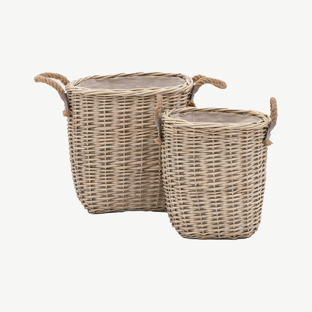 Set of 2 Square Baskets