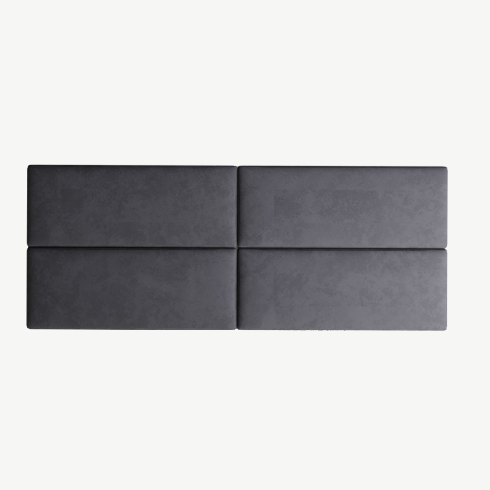 EasyMount Upholstered Wall Panels Pack of 4 in Steel
