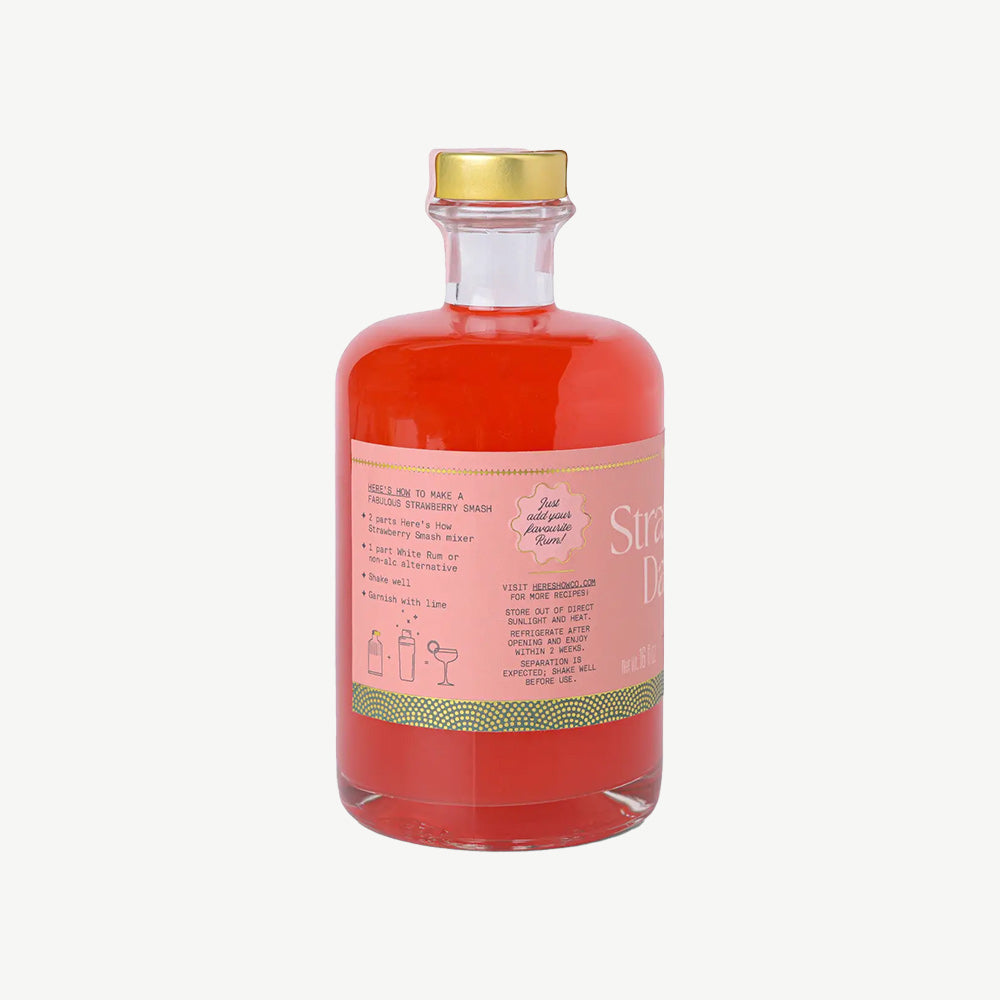 Heres How Strawberry Daiquiri Cocktail Mixer 500ml