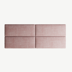 EasyMount Upholstered Wall Panels Pack of 2 in Tea-Rose
