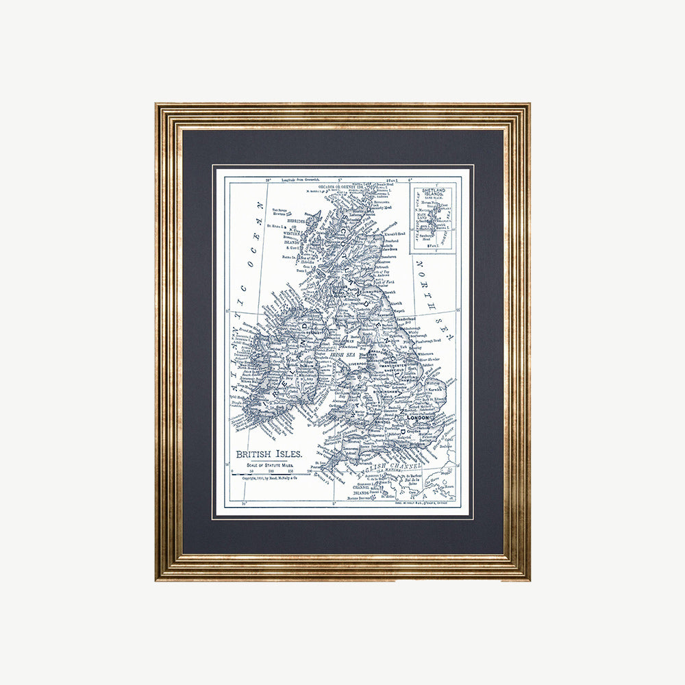 The British Isles Framed Art