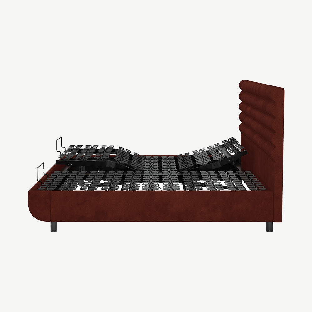 TEMPUR® Arc Ottoman with Vetra Headboard Copper