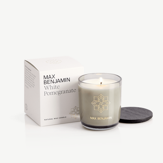 Max Benjamin White Pomegranate Candle