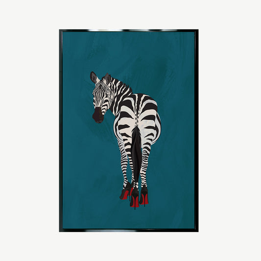 Zebra Heels Wall Art