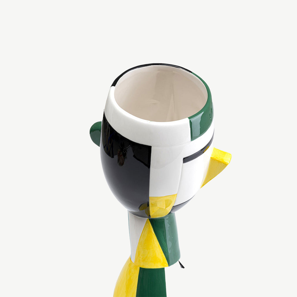 Happy Face Deco Vase