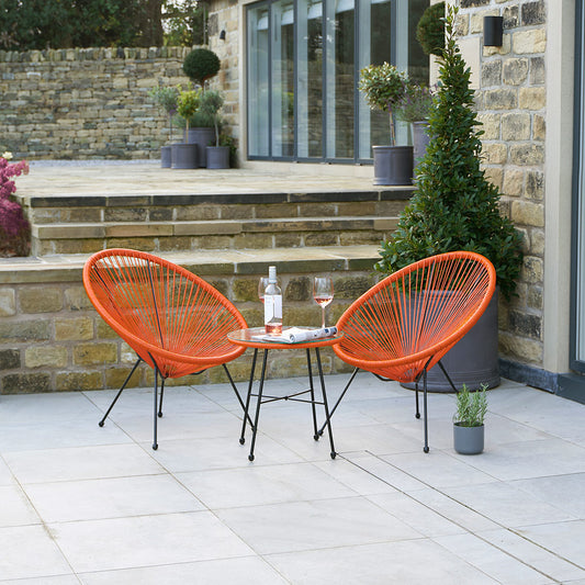 Blenheim Bistro Orange Three Piece Set