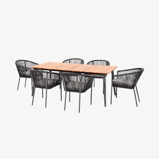 Heligan Grey Dining Set