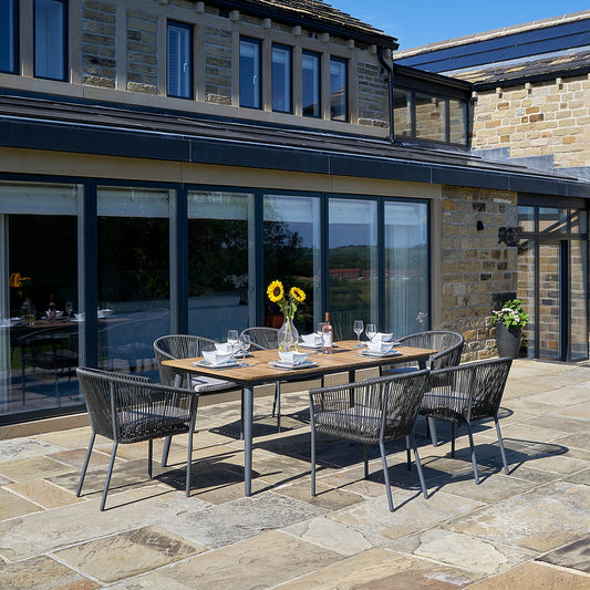 Heligan Grey Dining Set