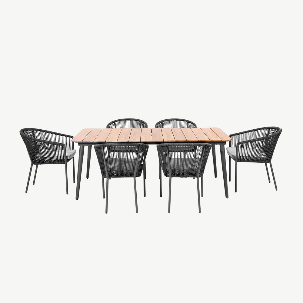 Heligan Grey Dining Set