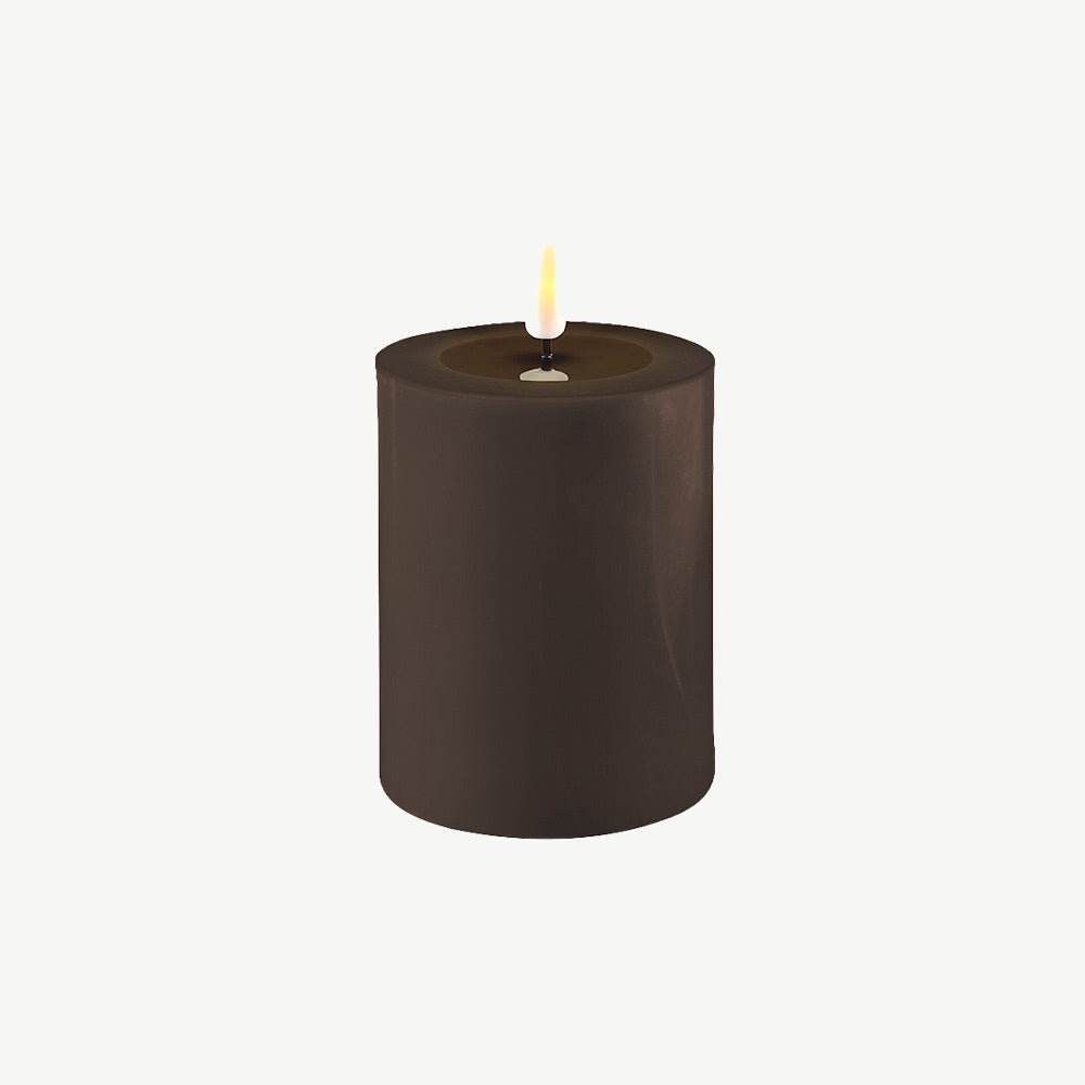 Real Wax LED Candle in Mocha