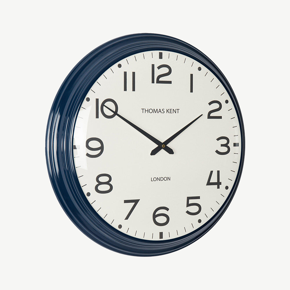 Haymarket wall clock in denim