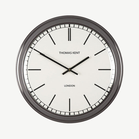 Haymarket wall clock in slate