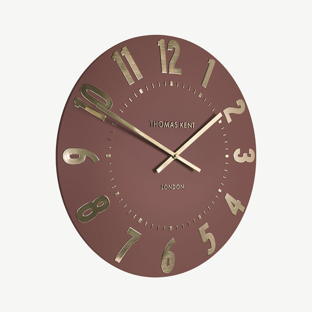 Mulberry wall clock in auburn