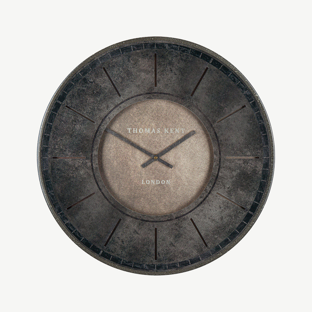 Florentine wall clock in smoke
