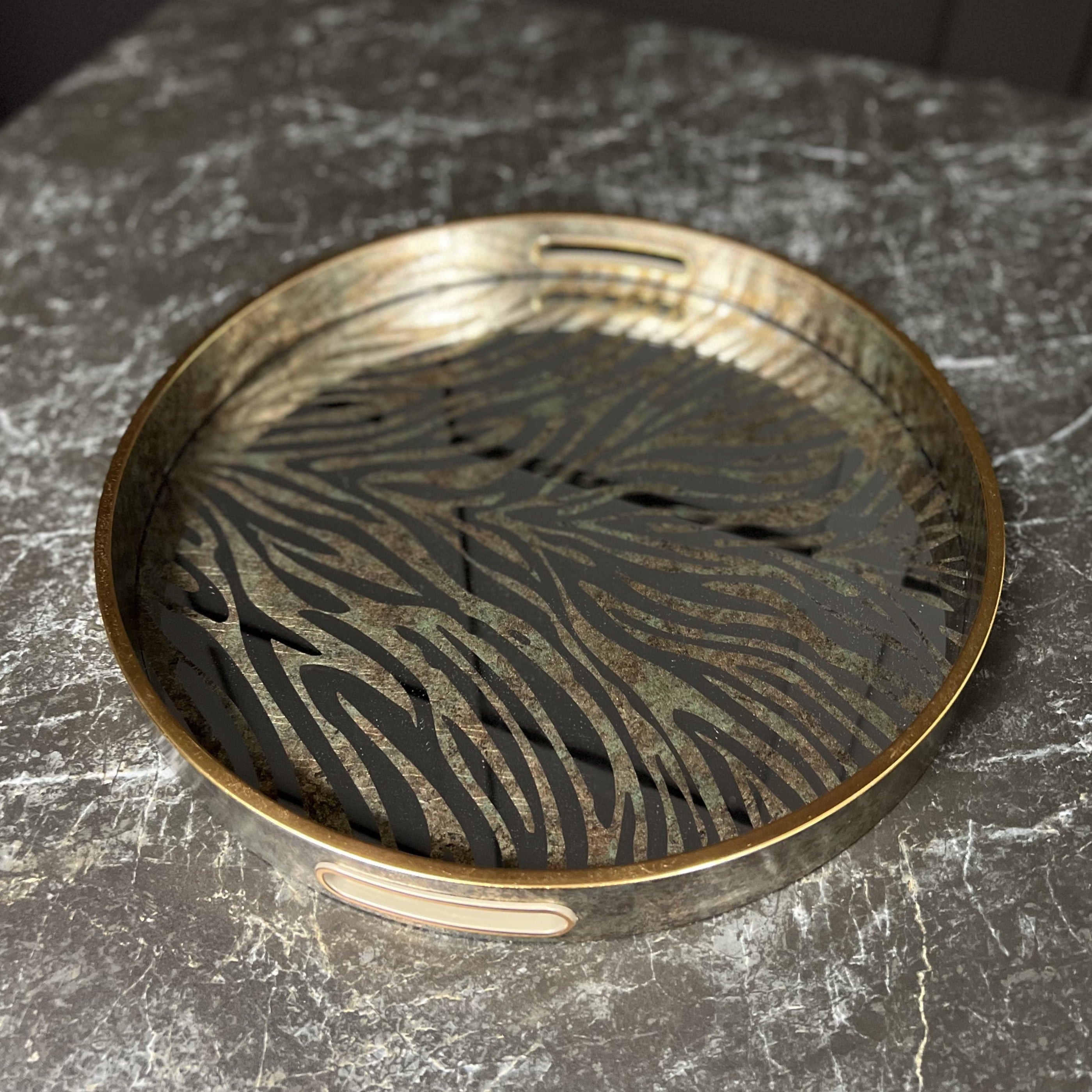 Zebra Pattern Tray