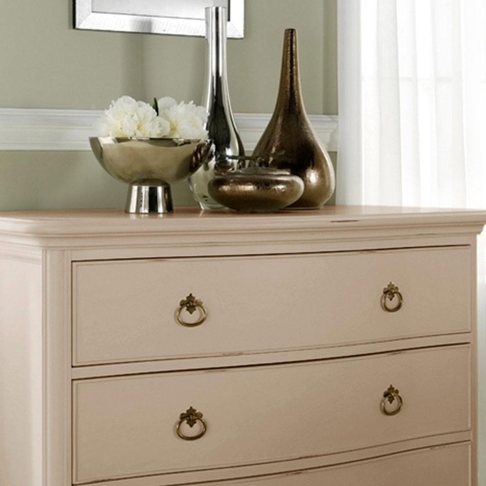 Ivory 3 Drawer Low Chest