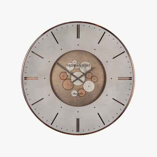 Clocksmith cog grand clock in bronze