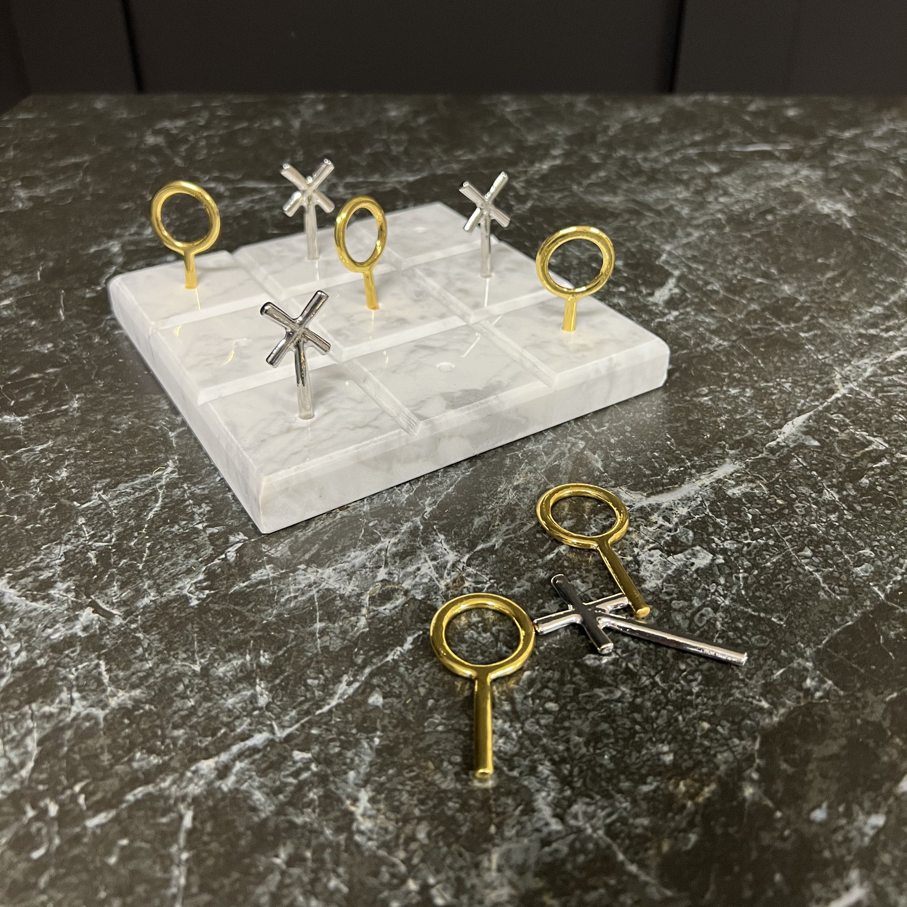 Marble Noughts and Crosses Board