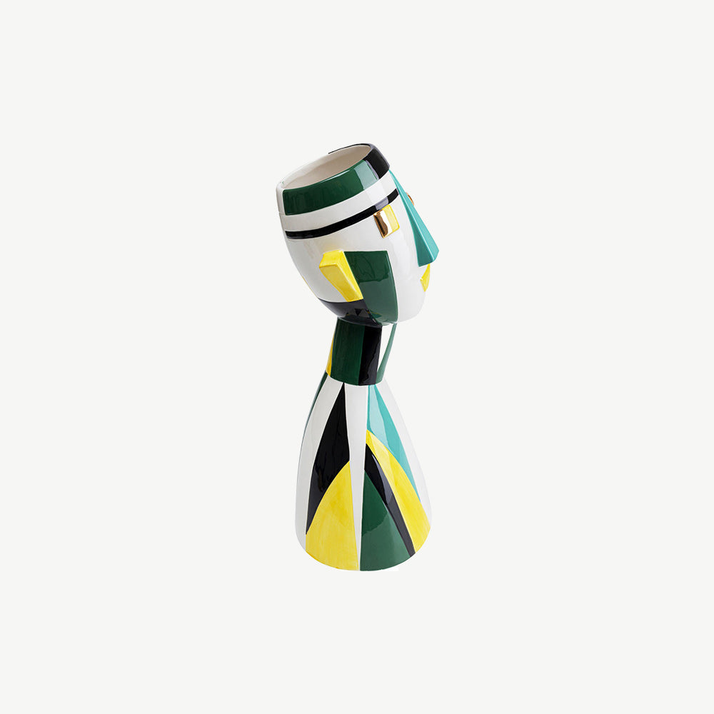 Happy Face Deco Vase