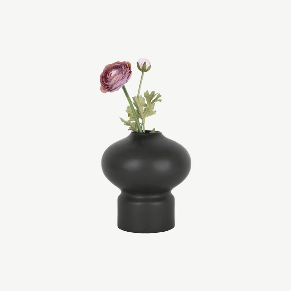 Black Eminent Sphere Vase