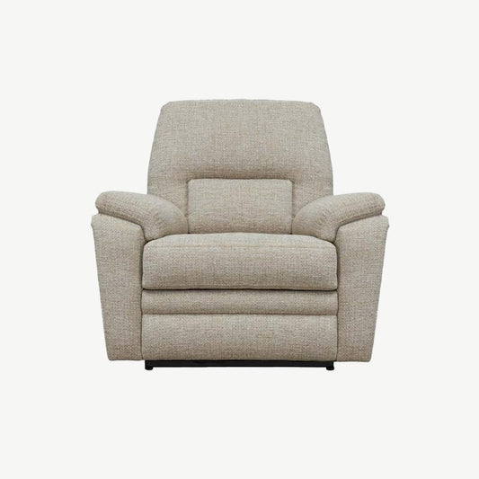 Parker Knoll Hampton Manual Recliner in Willow-Pebble