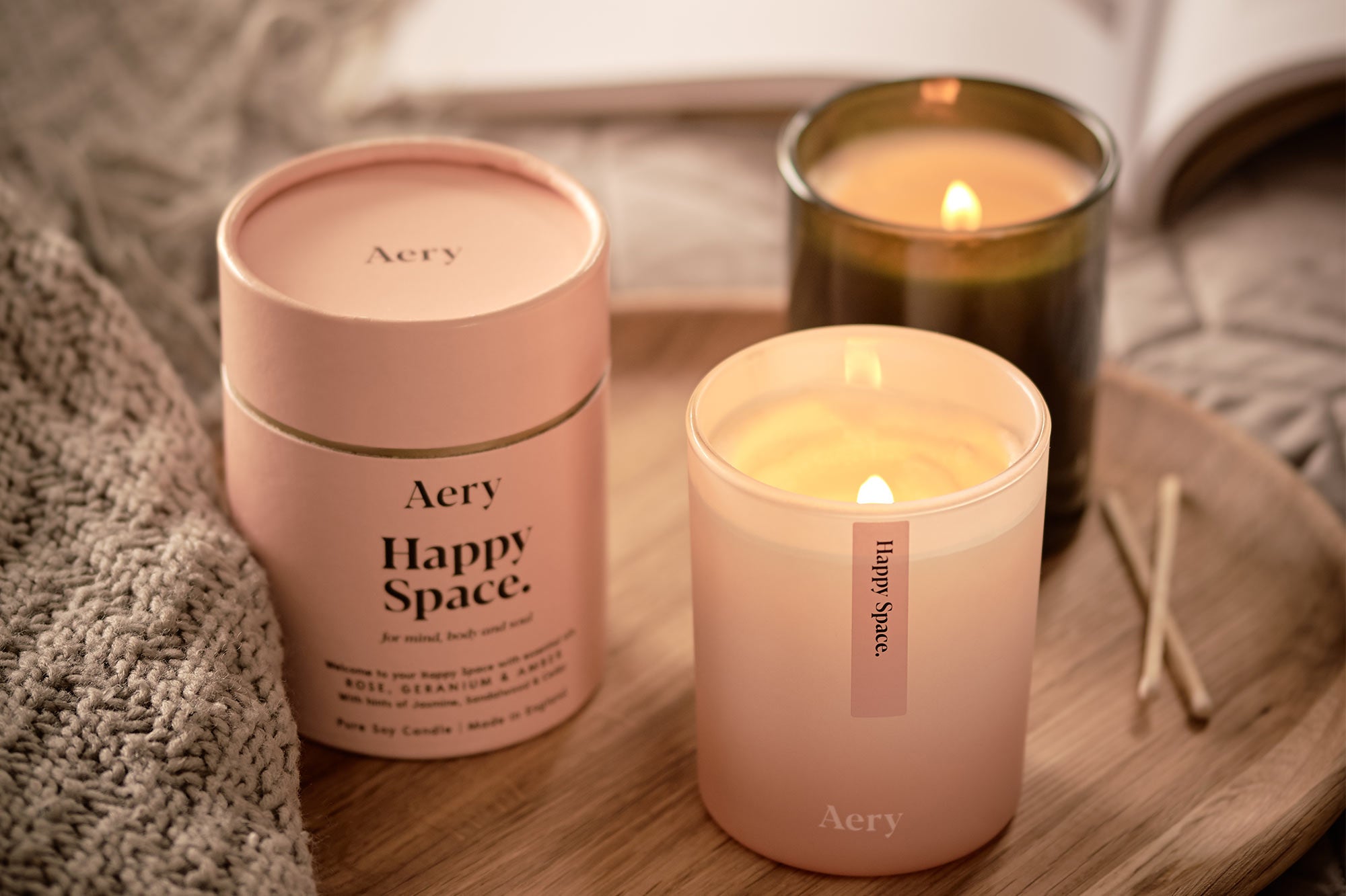 Happy Space Candle