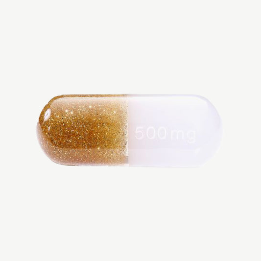 Jonathan Adler Large Acrylic Pill Gold