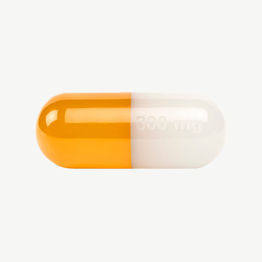 Jonathan Adler Acrylic Pill Medium Orange