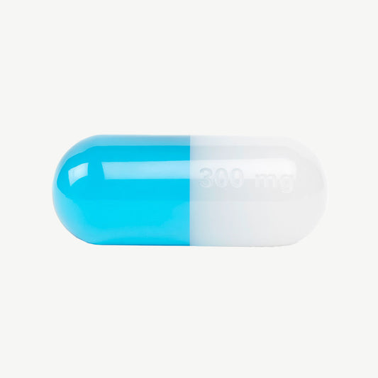 Jonathan Adler Medium Acrylic Pill Teal