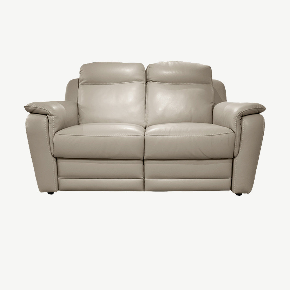 Adelphi 2 seater Power Recliner in Pelle-Dali-Tortora