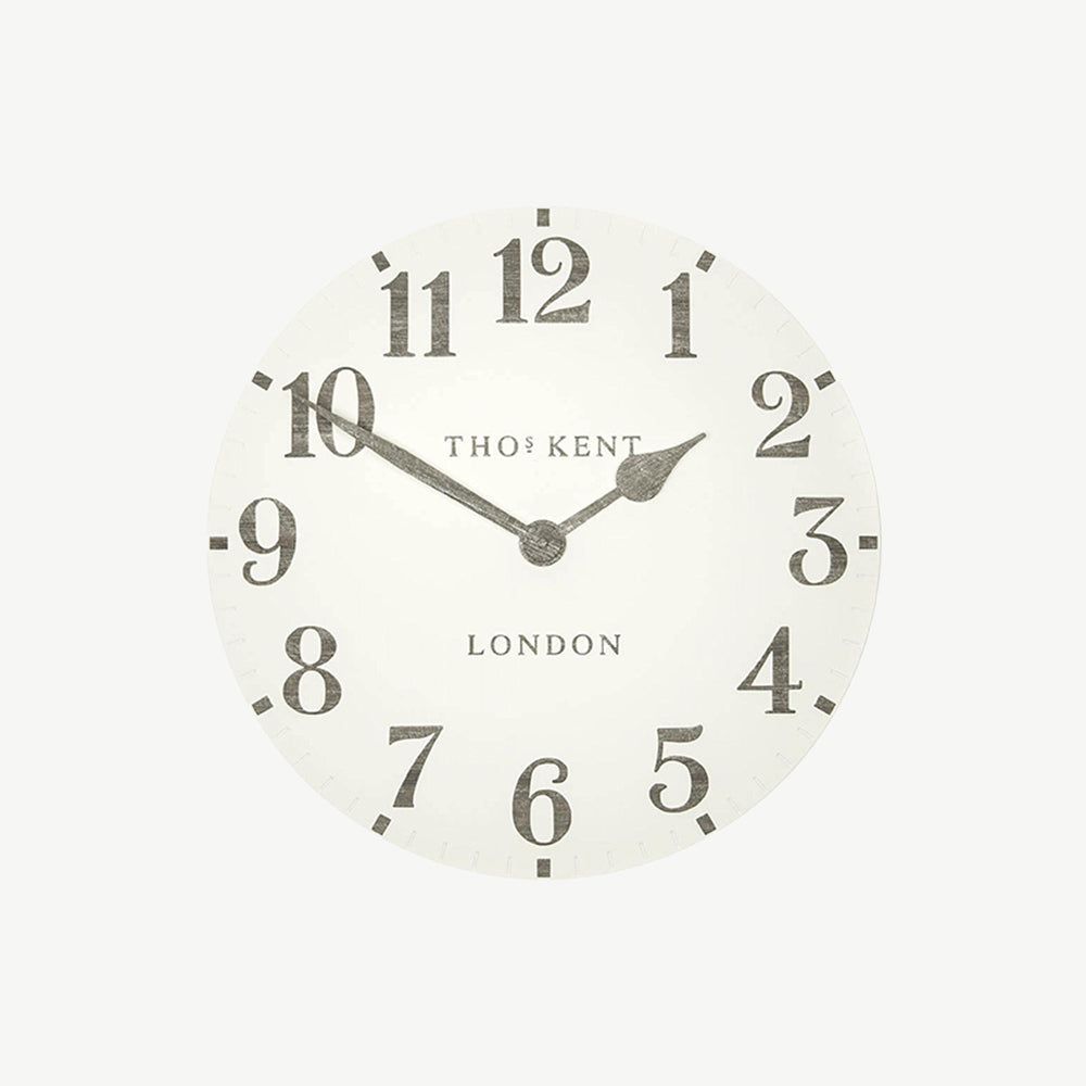 20" Limestone Arabic Wall Clock