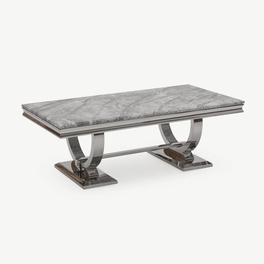 Arianna Coffee Table Angle  in Grey