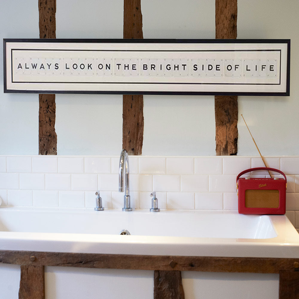 Always look on the bright side of life Wall Art