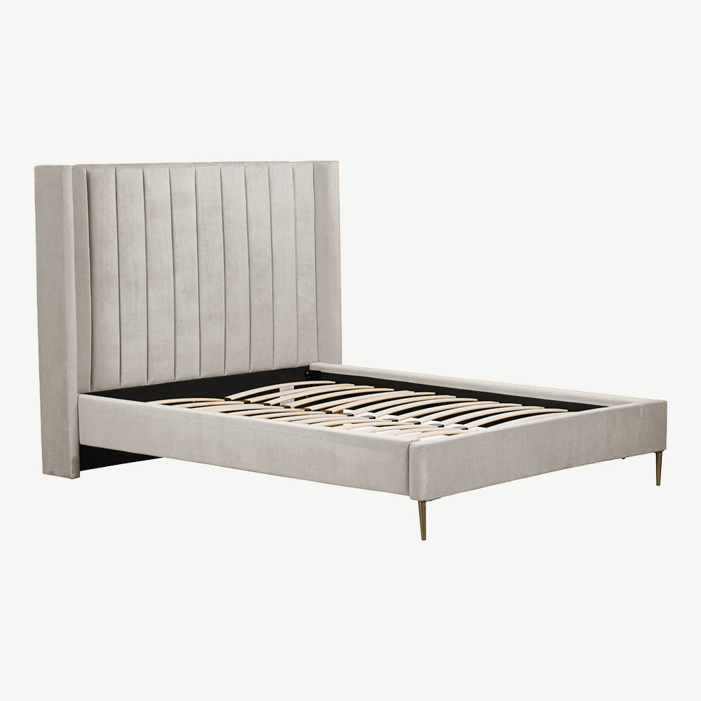 Millie High Bedstead in Silver