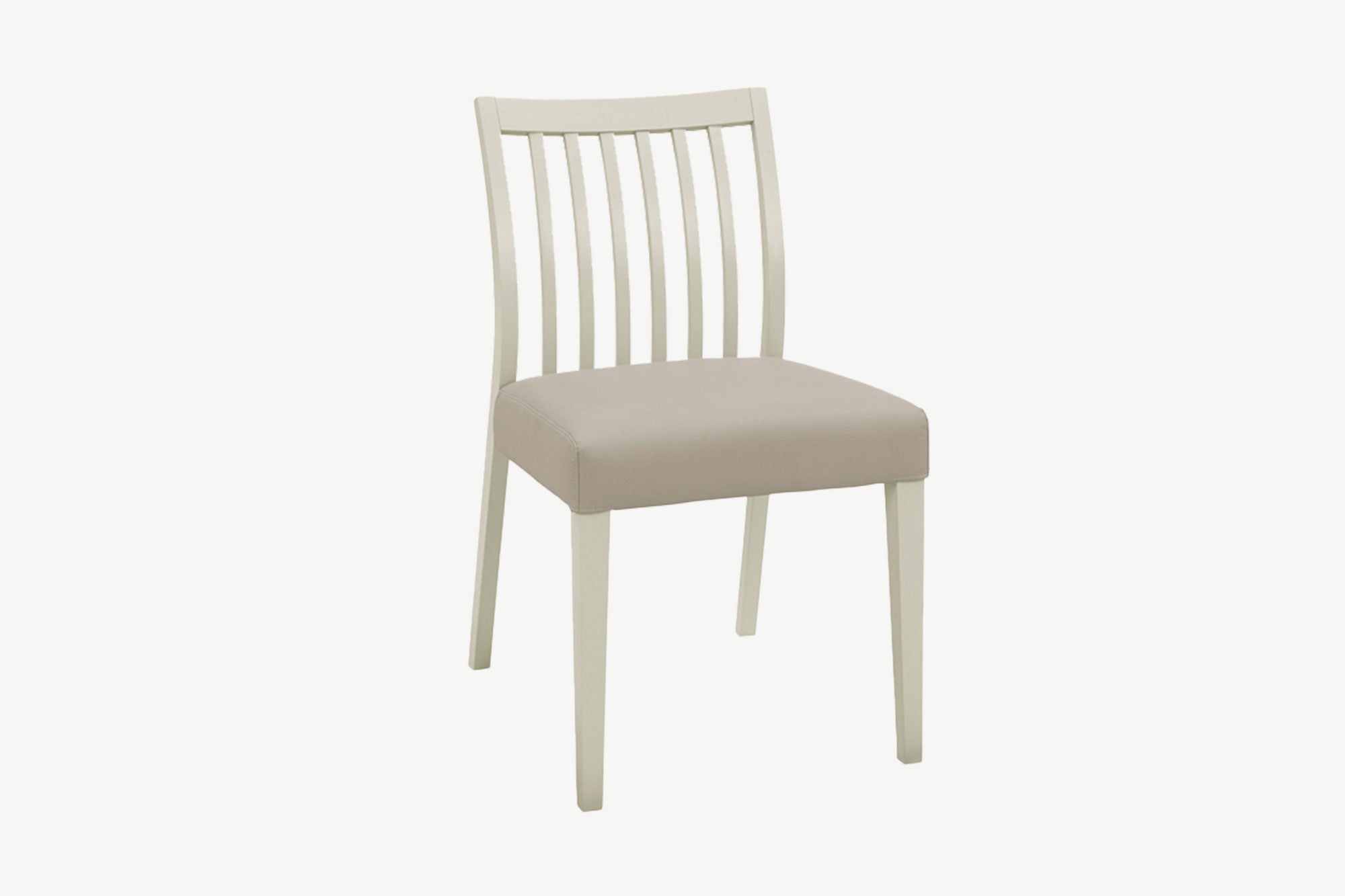 Bordeaux Low Slat Back Leather Chair
