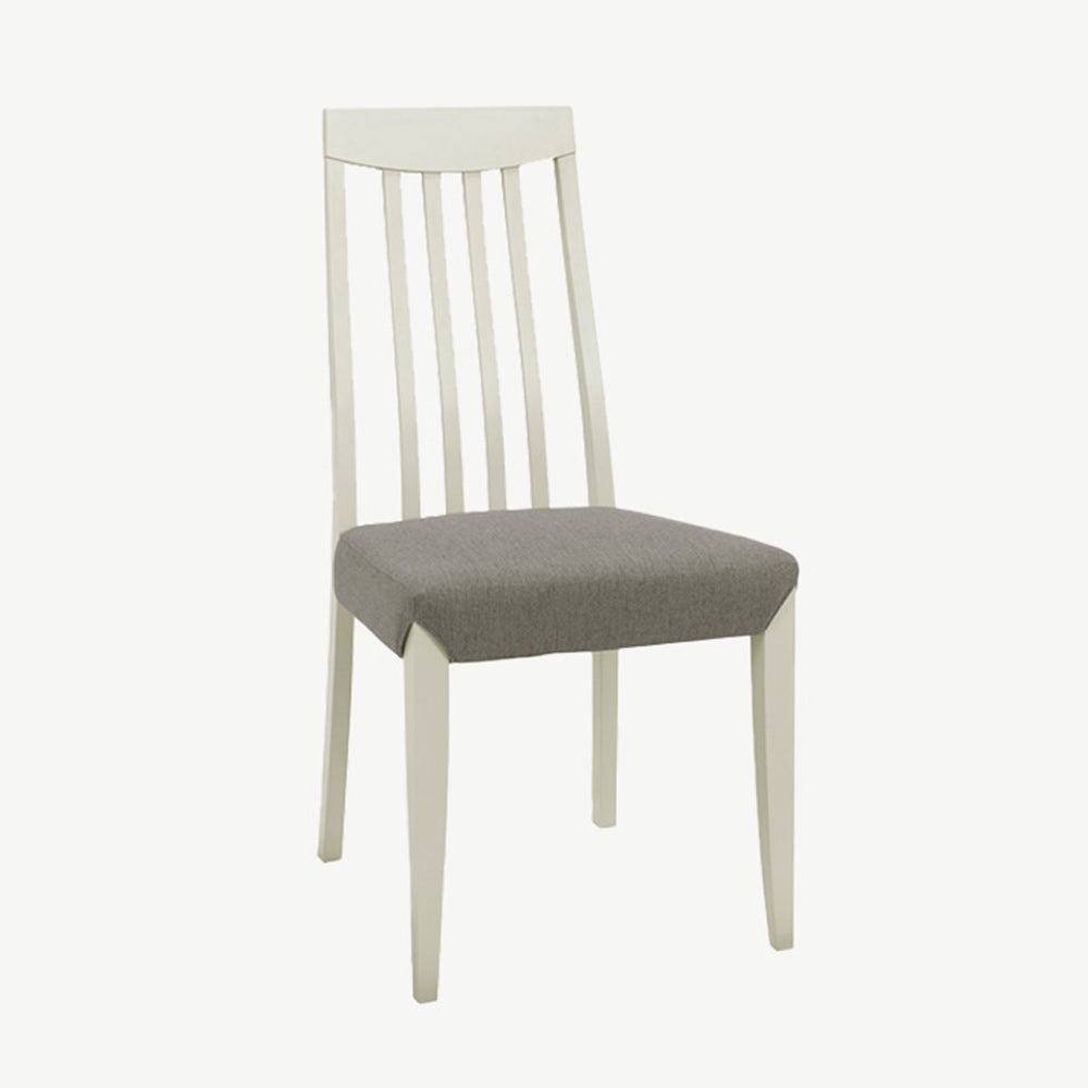 Bordeaux Tall Slat Back Upholstered Chair