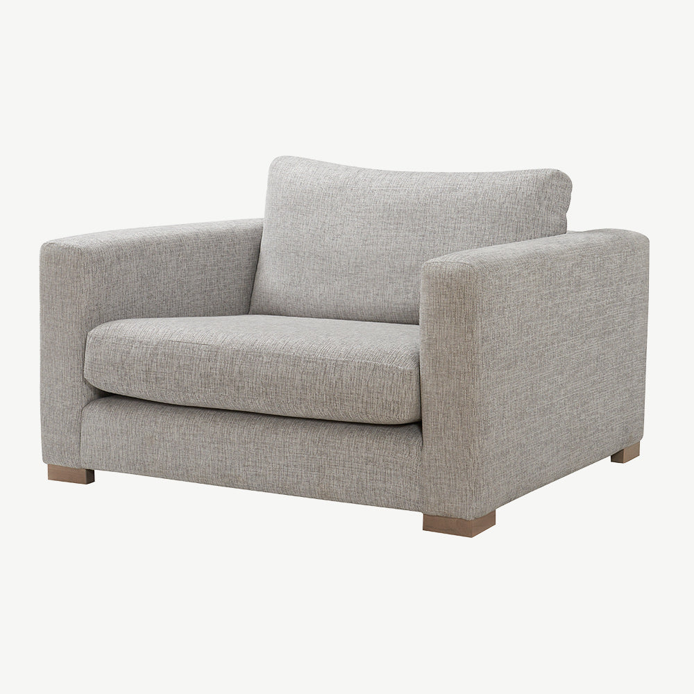 Brockley Snuggler Armchair 4 in Piero-Zinc