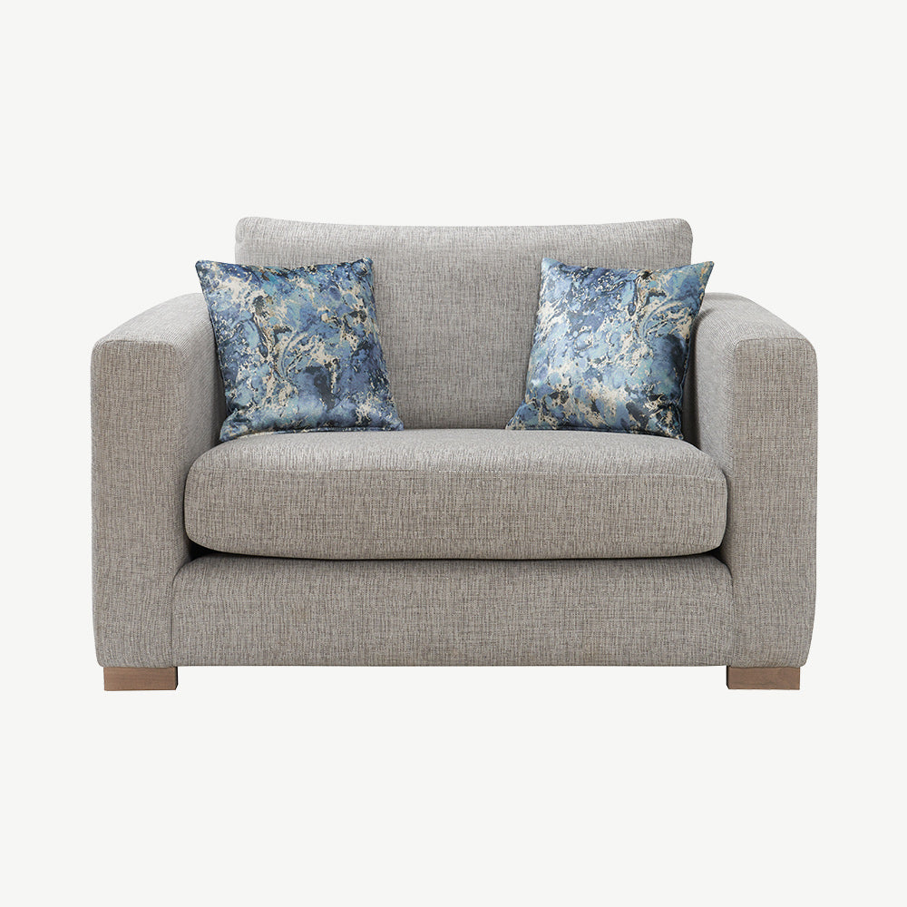Brockley Snuggler Armchair 1 in Piero-Zinc