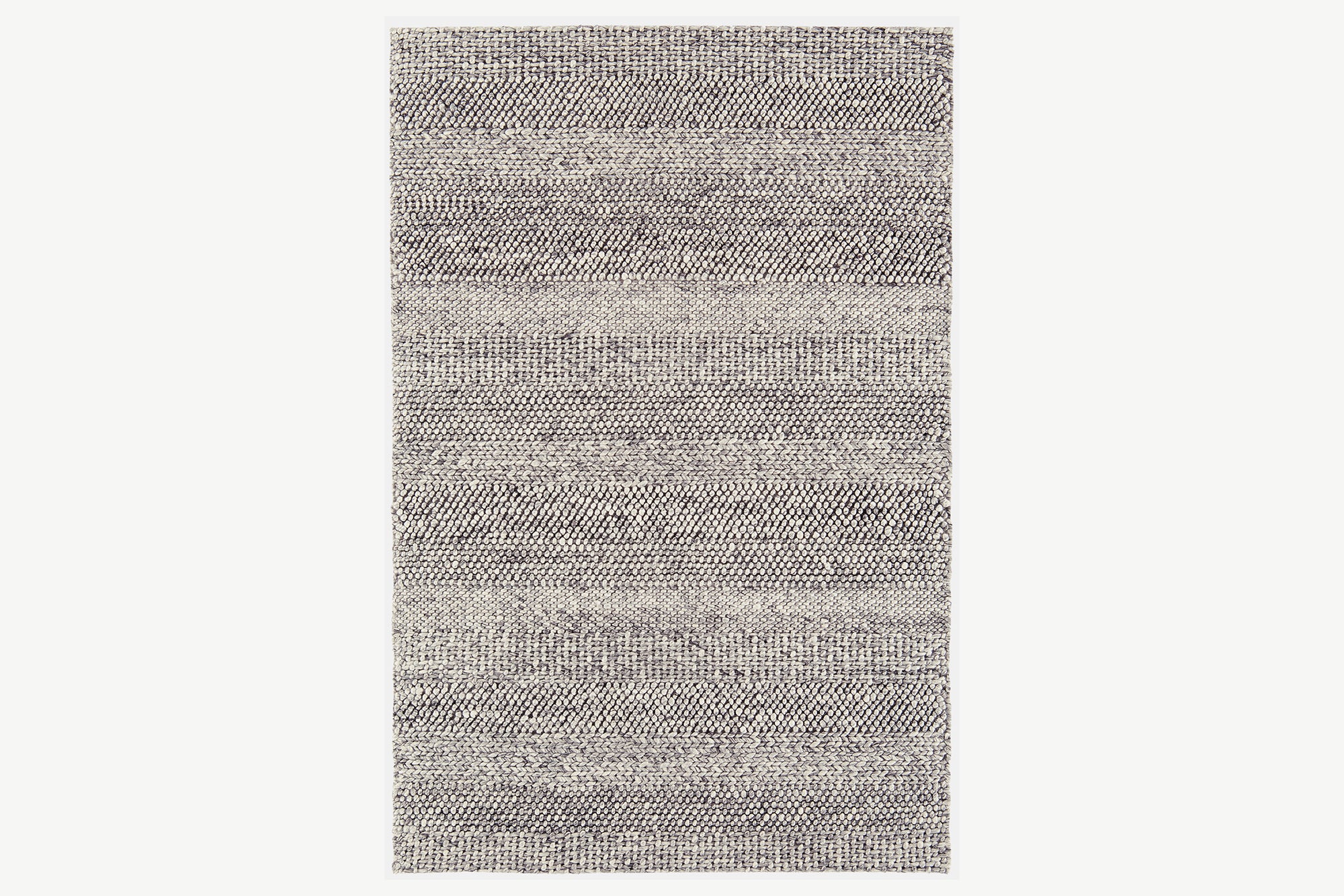 Coast Rug in Grey-Marl-Stripe
