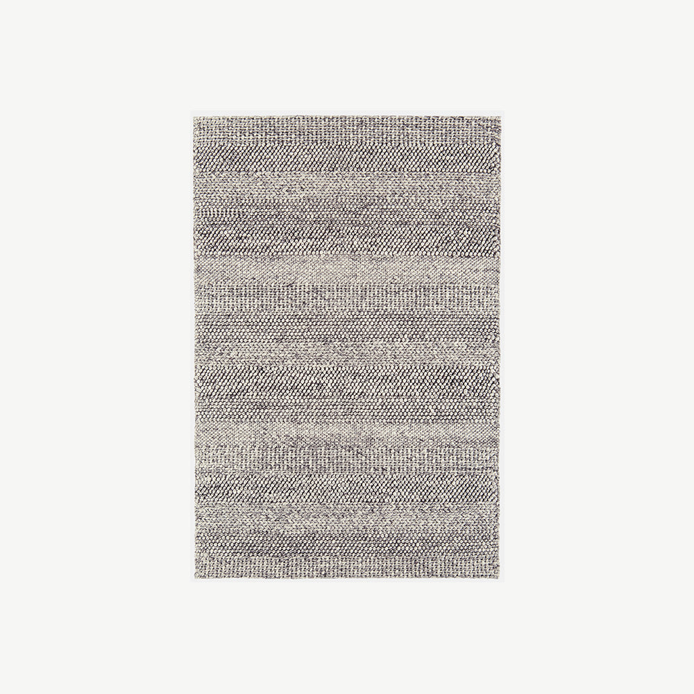 Coast Rug in Grey-Marl-Stripe
