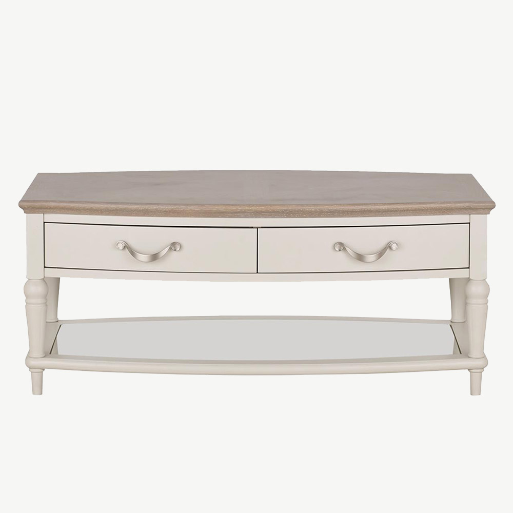 Dieppe Washed Oak & Grey Coffee Table