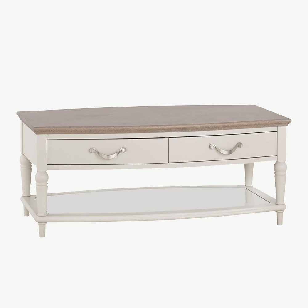 Dieppe Washed Oak & Grey Coffee Table
