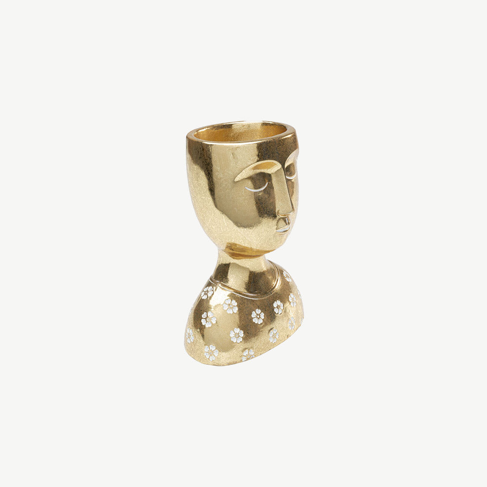 Gold Daisy Head Bowl