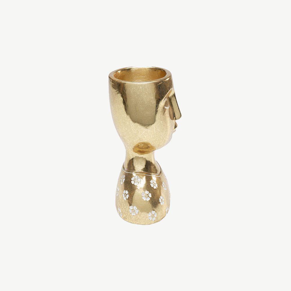 Gold Daisy Head Bowl