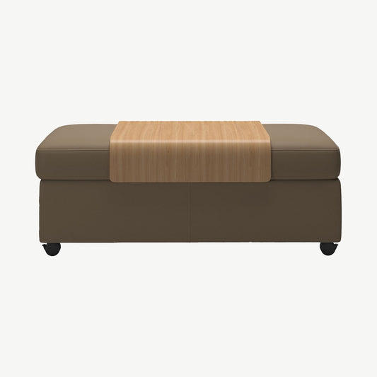 Stressless® Double Ottoman with Table